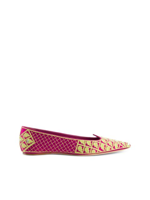 GIAMBATTISTA VALLI embroidered ballet flats
