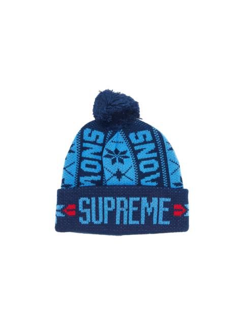 Supreme Snow Beanie 'Navy'