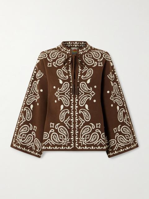 FARM RIO Jacquard-knit Sweater