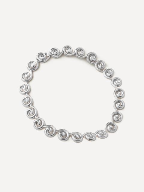 JENNY BIRD Silver Dipped Brass Nico Collar