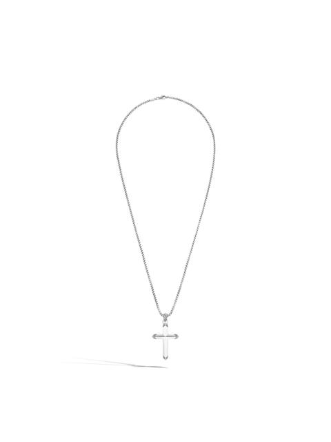 JOHN HARDY Cross Pendant Necklace, Sterling Silver