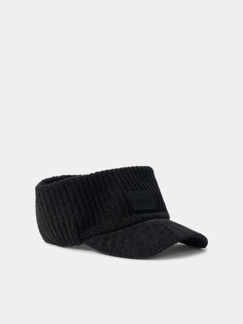 BOGNER Tessie Knitted Visor in Black