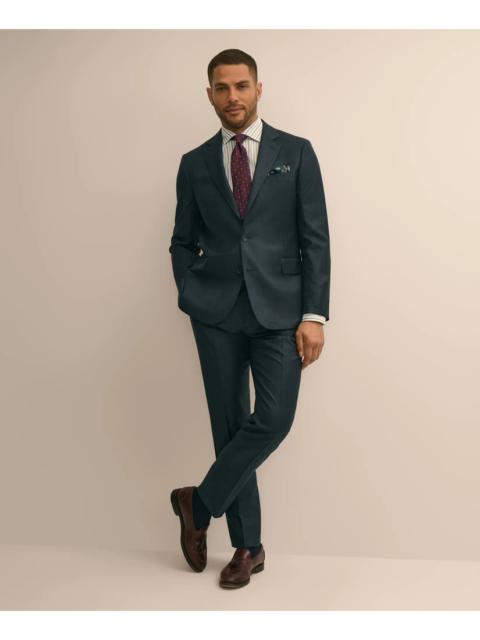 Brooks Brothers Classic Fit Wool Windowpane 1818 Suit