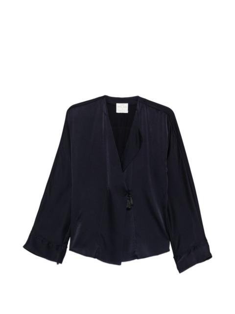 forte_forte tassel V-neck top