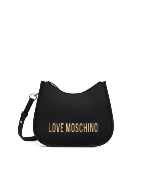 Moschino logo-plaque shoulder bag