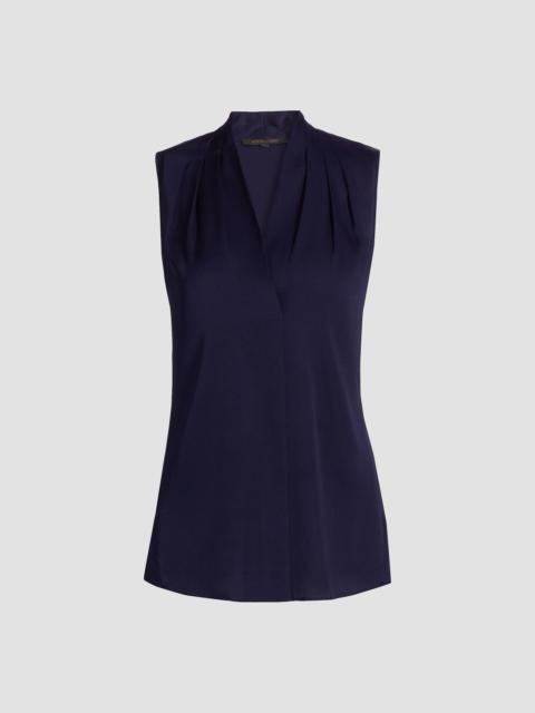KOBI HALPERIN Women's Mila Sleeveless Silk-Blend Blouse - Midnight Blue