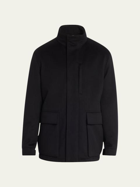 ZEGNA Men's Oasi Cashmere Elements Coat