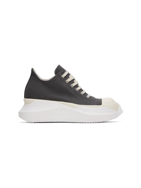 Rick Owens DRKSHDW Gray Hollywood Abstract Low Sneaks Sneakers