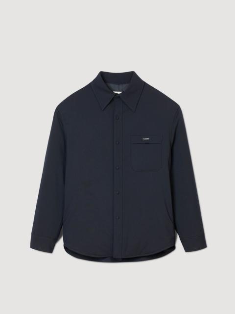 Sandro OVERSIZED QUILTED SHIRT