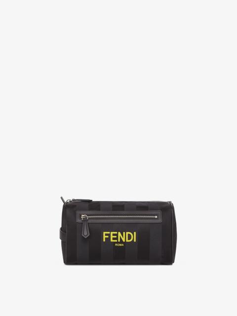FENDI Black nylon toiletry case
