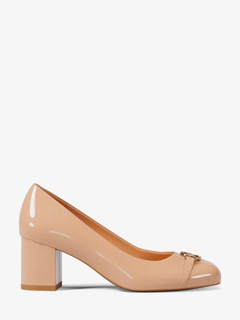 MICHAEL KORS Dori Patent Block Heel Pump