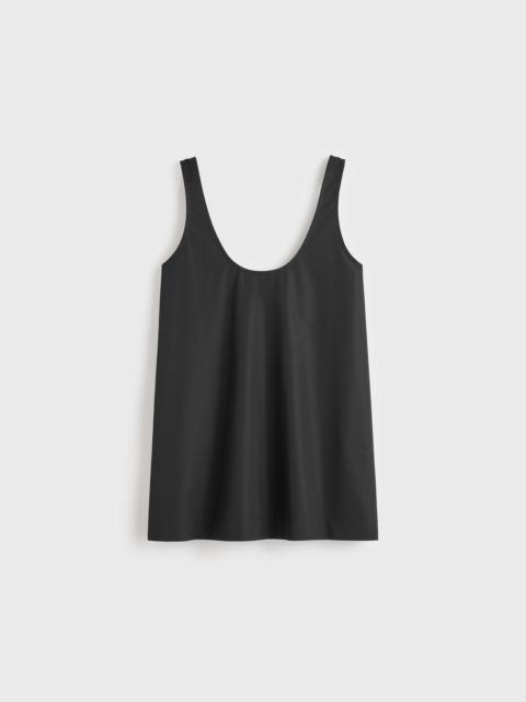 TOTEME Scoop poplin tank black