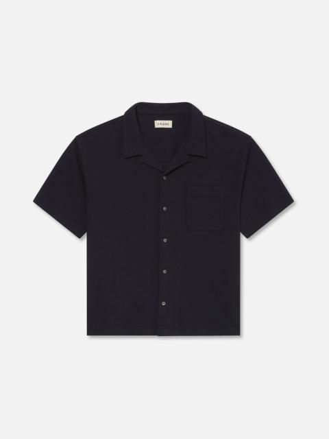 FRAME Duo Fold Relaxed Shirt in Navy