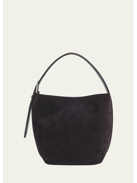 TOTEME Small Belted Suede Tote Bag