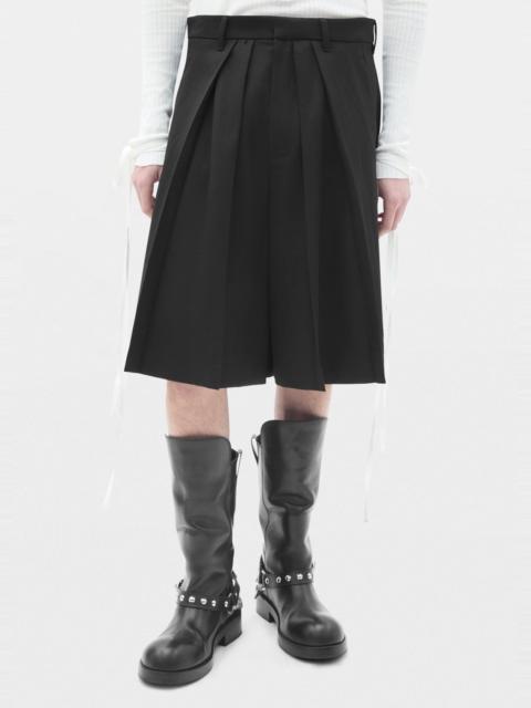 Ann Demeulemeester Charley Wide Leg Shorts With Front Pleats