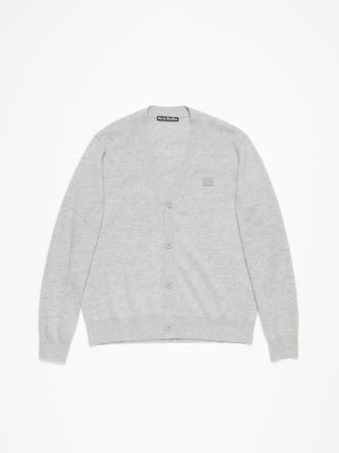 Acne Studios V-neck cardigan - Light Grey Melange