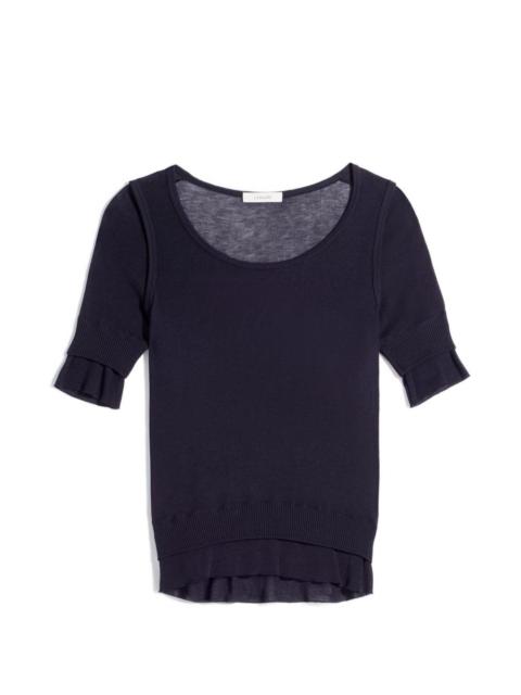Lemaire trompe l'oeil short-sleeve top