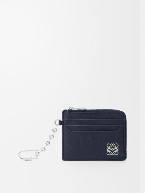 Loewe Anagram square coin cardholder in pebble grained calfskin