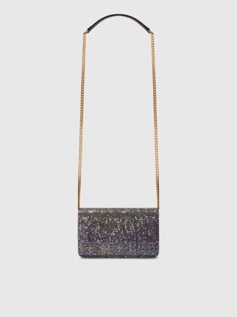 Missoni Wallet on chain in lamé viscose