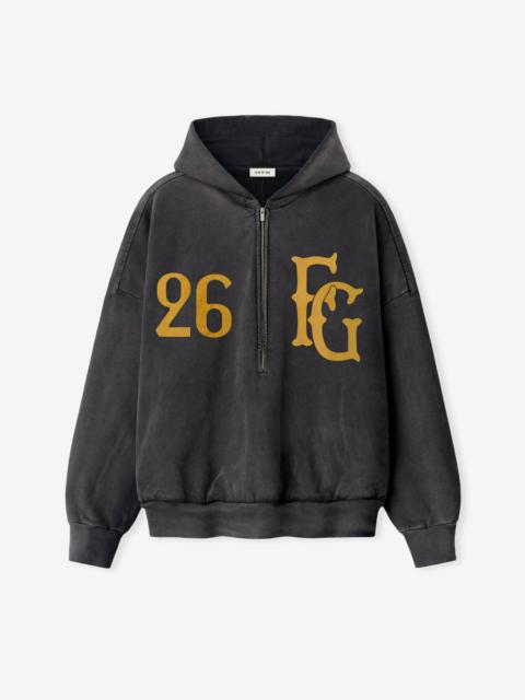 Fear of God Baseball Club Half Zip Hoodie