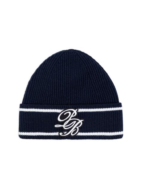 logo-embroidered beanie