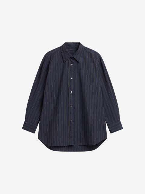 The Frankie Shop Toulon Shirt - Navy/Black Stripe