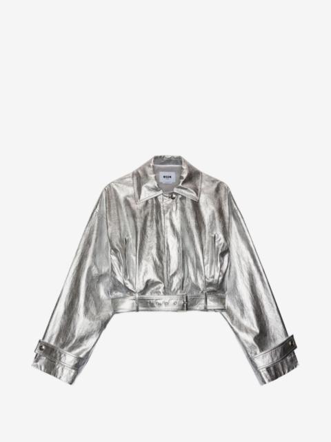 MSGM belted jacket