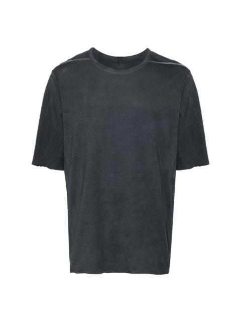panelled organic-cotton T-shirt