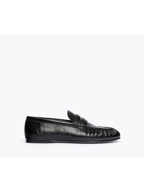 FRĒDA SALVADOR SYDNEY RUCHED PENNY LOAFER