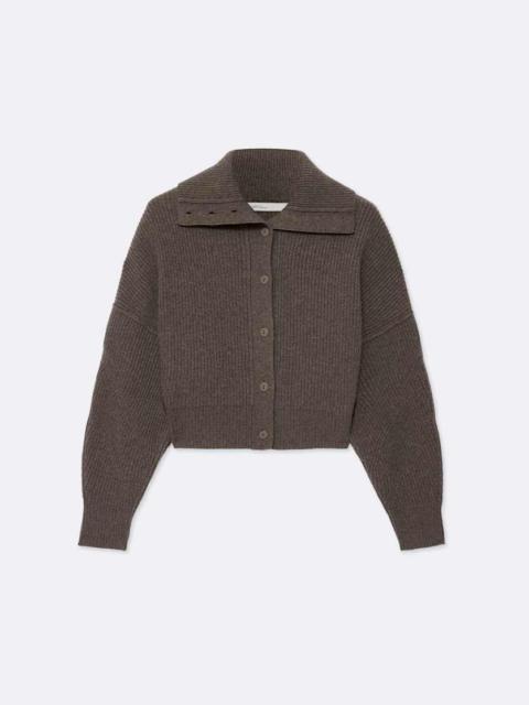ALLSAINTS CARON CROPPED MERINO WOOL CARDIGAN