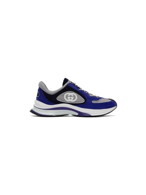 GUCCI Blue Run Sneakers
