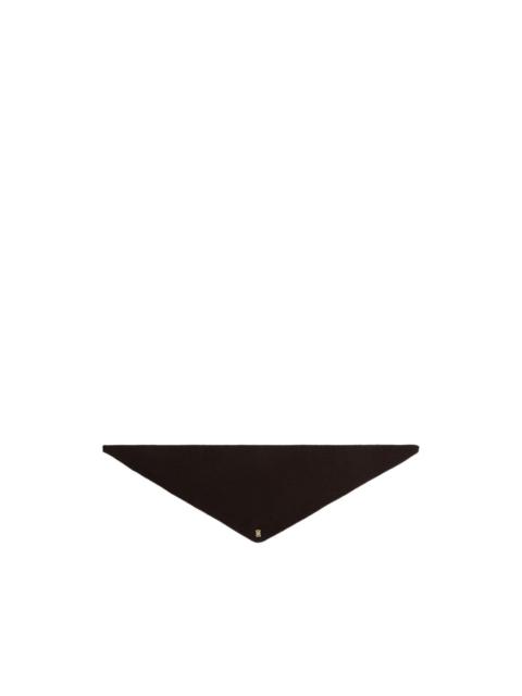 Sandro logo-plaque scarf