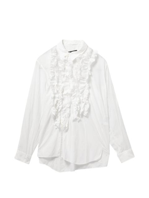 BLACK COMME des GARÇONS ruffled shirt