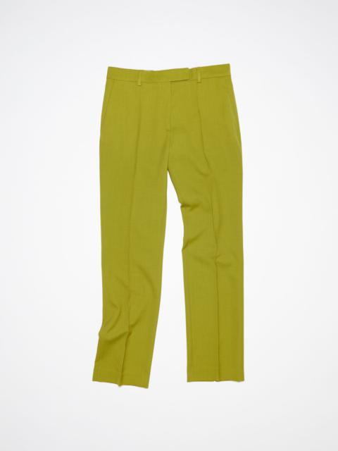 Acne Studios Narrow tailored trousers - Seaweed green