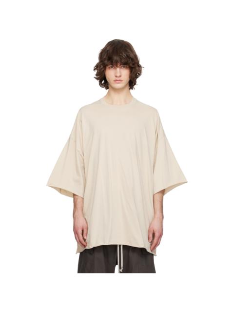 Rick Owens Beige Temple Tommy T-shirt