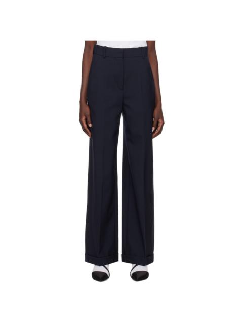 Navy Kenzo Paris Tailored Trousers