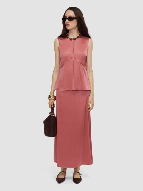 JOSEPH Isaak Long Silk Satin Skirt
