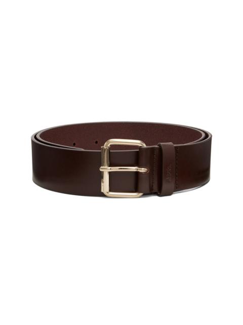 A.P.C. Brown 'La Ceinture' Large Belt