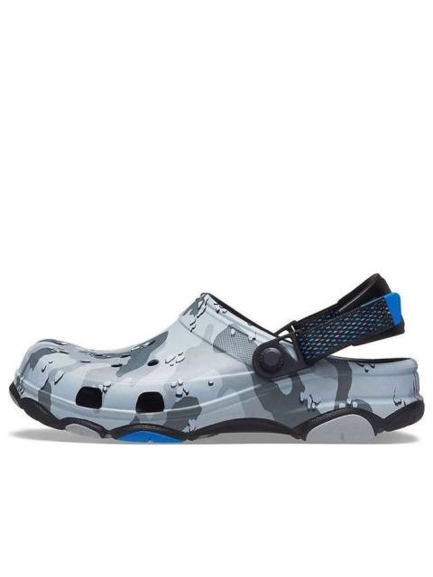crocs Crocs Classic Clog Desert Camouflage Outdoor Beach Unisex Black Gray Sandals 207305-097