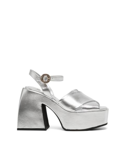 NODALETO Bulla Joni 125mm platform sandals