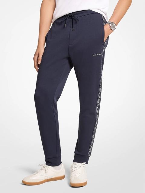MICHAEL KORS Logo Tape Cotton Blend Joggers