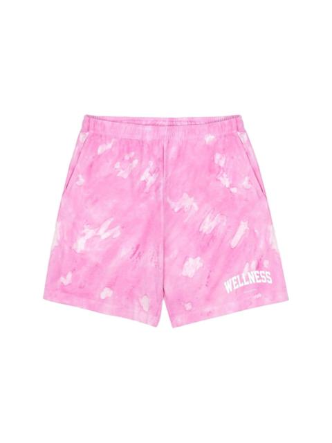 Sporty & Rich Wellness tie-dye shorts