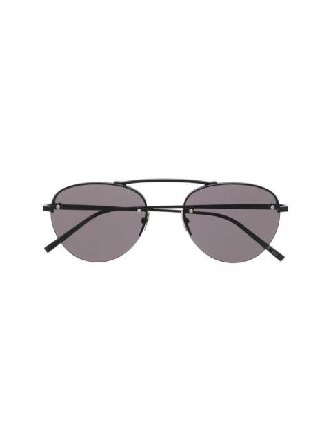 pilot-frame tinted sunglasses