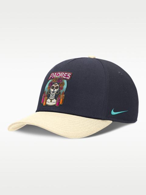 Nike San Diego Padres City Connect Rise Men's Nike Dri-FIT MLB A-Frame Adjustable Hat