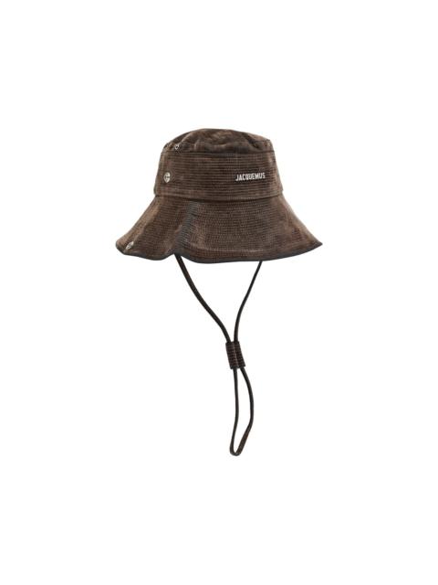 JACQUEMUS cotton buckle hat