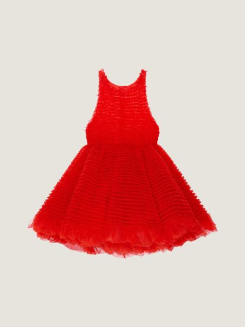 Givenchy MINI BABYDOLL DRESS WITH NYLON FRILLS