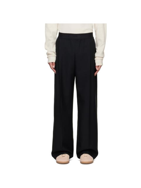 Stockholm Surfboard Club Black Relaxed Fit Trousers