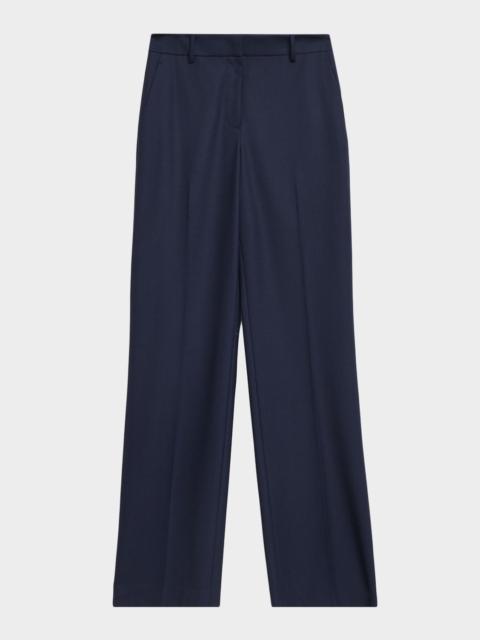 Lafayette 148 New York Gates High-Rise Straight-Leg Pants