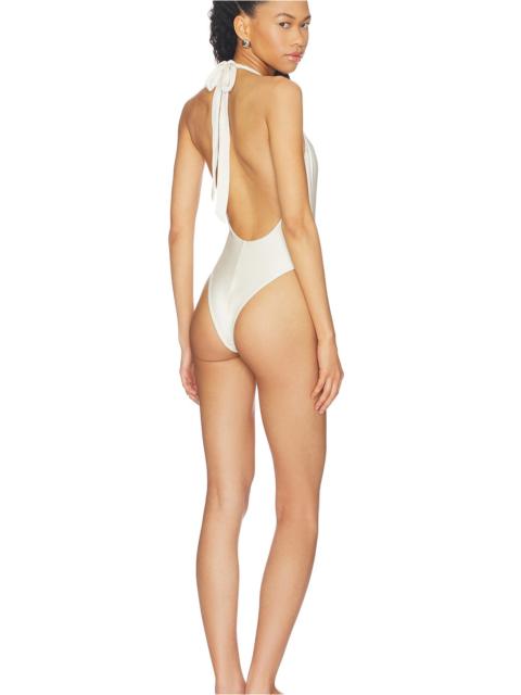 Frankies Bikinis X Paige Lorenze Tommy Satin One Piece