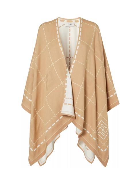 FENDI Macro Check Poncho